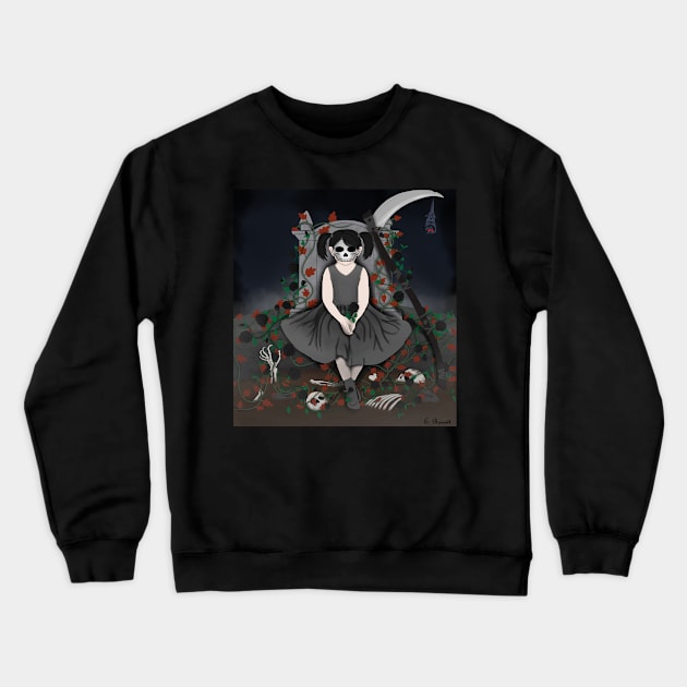 Death's Garden Crewneck Sweatshirt by Gomu Gomu No Doodle